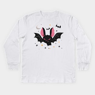 the bat Kids Long Sleeve T-Shirt